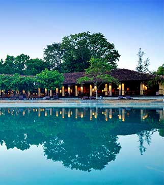 The stunning pool & the exterior of Chaaya Village Habarana