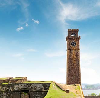 Beautiful view of Galle Fort Lighthouse