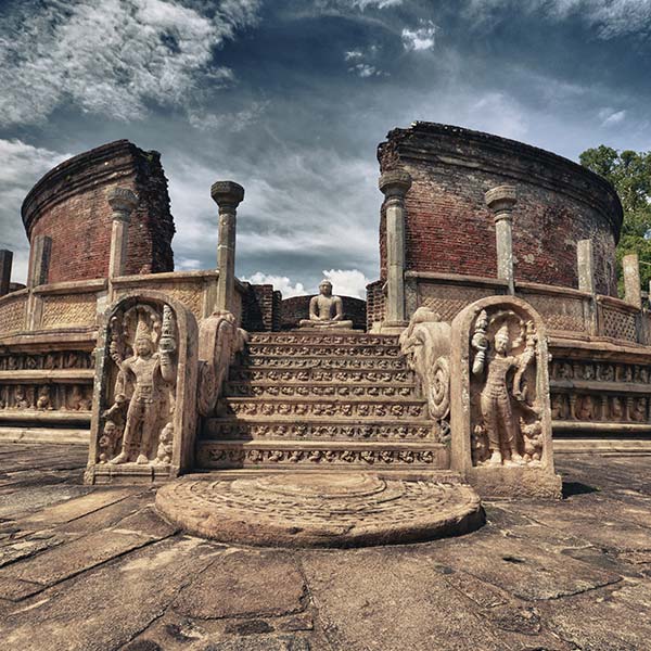 Ancient City of Polonnaruwa in sri lanka