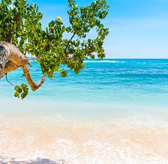 The sun, sand and turquoise sea of Unawatuna