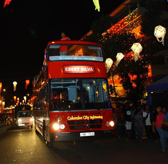 Colombo at Night in sri lanka