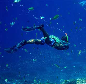 Snorkeling at Pigeon Island in sri lanka