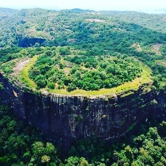 Danigala Circular Rock.  in sri lanka