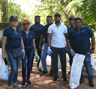 Walkers Tours Leads in Sigiriya Cleanup Initiative in sri lanka