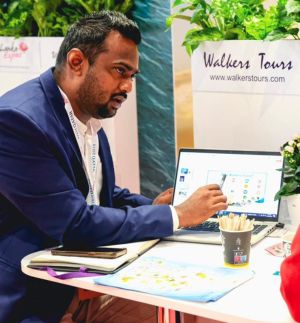 Walkers Tours at IBTM 2024 in Barcelona in sri lanka